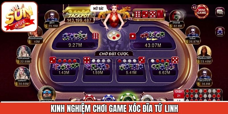 Chiến lược chơi xóc đĩa tứ linh nên áp dụng