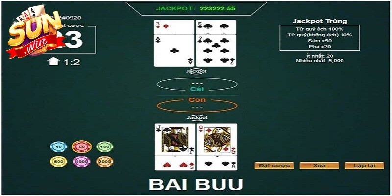 Nhận biết vị trí bàn game Bài Bửu 4 Lá