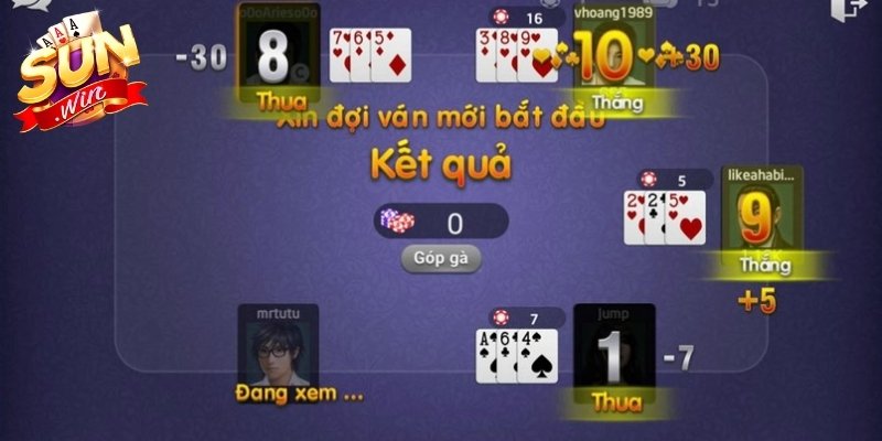 Cách tính điểm chuẩn theo cách chơi Bài Cào