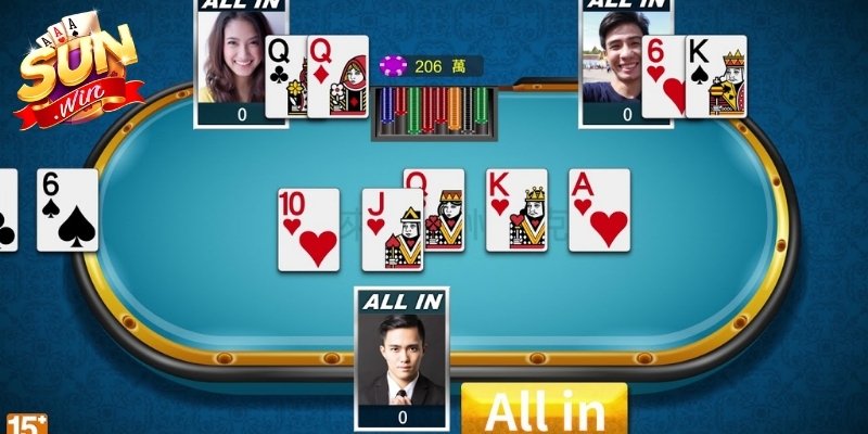 Sảnh, thùng, đôi trong Poker 3 lá ra sao?
